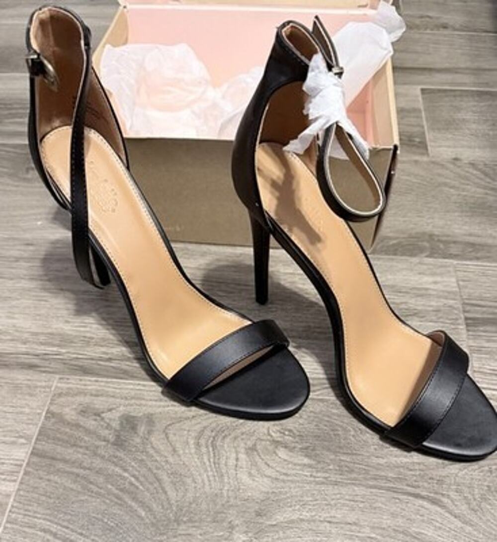 charlotte russe heels size 10 Y2K 90S Revival Corporate Chic Black Stiletto Heel